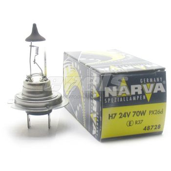 Лампа "NARVA" 24v Н7 70W (PX26d) кор.