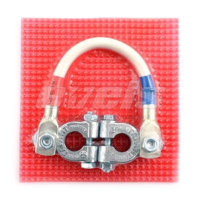 Перемычка грузовая КАМАЗ  /сечение 35мм, длина 25 см/ (с клеммами 52245 +/- ) /ГАРАНТ — основное фото