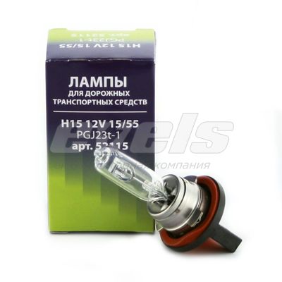 Лампа "Маяк" 12V H15 55W (PGJ23t-1) — основное фото